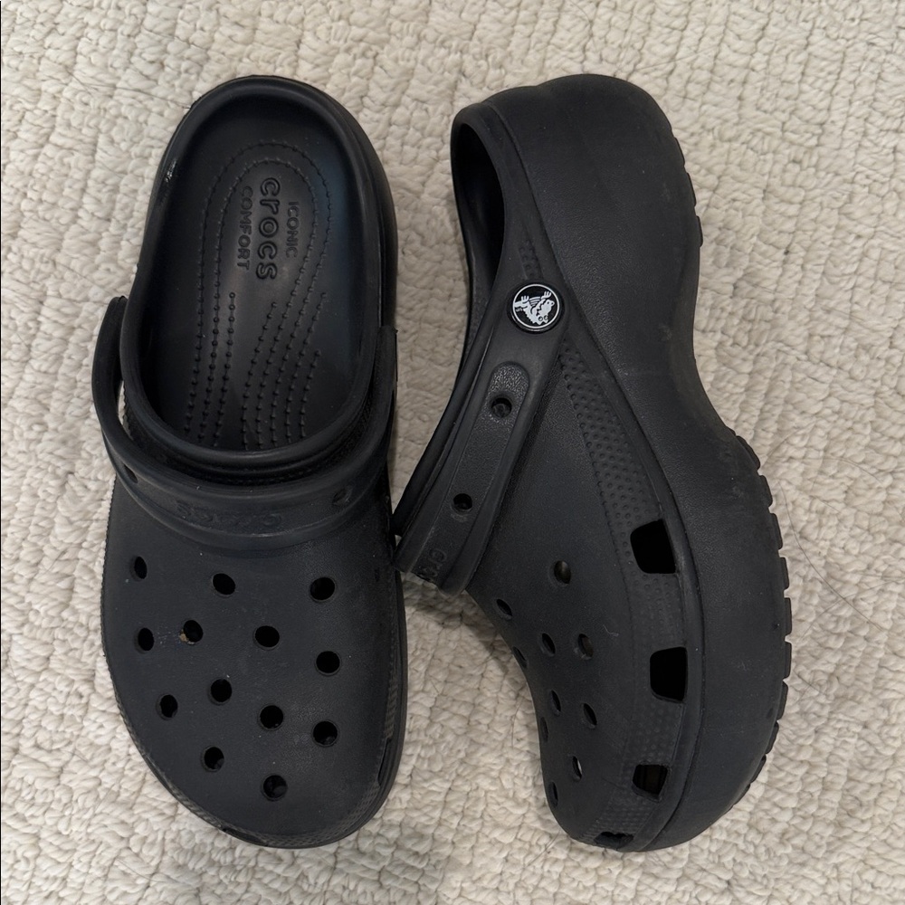 Crocs Classic Black Clogs - image 1